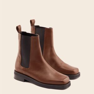 Maguire Mora Brown Leather Ankle Boots